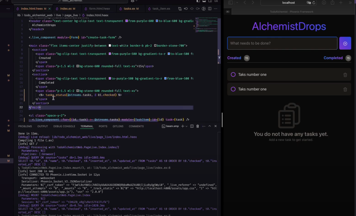 Flexible learning with project-based examples